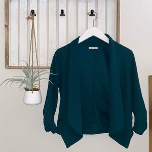 Maurices emerald green cropped blazer